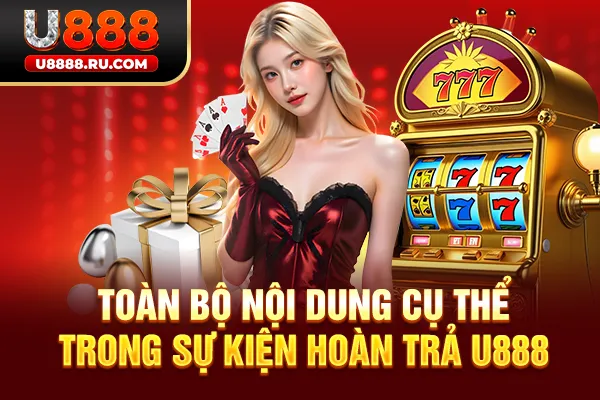 Toàn bộ nội dung cụ thể trong sự kiện hoàn trả U888